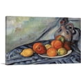 thumbnail image 1 of ARTCANVAS Fruit and a Jug on a Table 1894 Canvas Art Print by Paul Cezanne - Size: 18" x 12" (1.50" Deep), 1 of 9