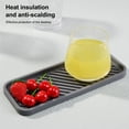 thumbnail image 3 of Bewildely Almohadilla de drenaje para cocina, vajilla resistente al calor, alfombrilla de secado de taza de agua, Protector de bandeja de drenaje Almacenamiento y organización del hogar Blanco, 3 of 6