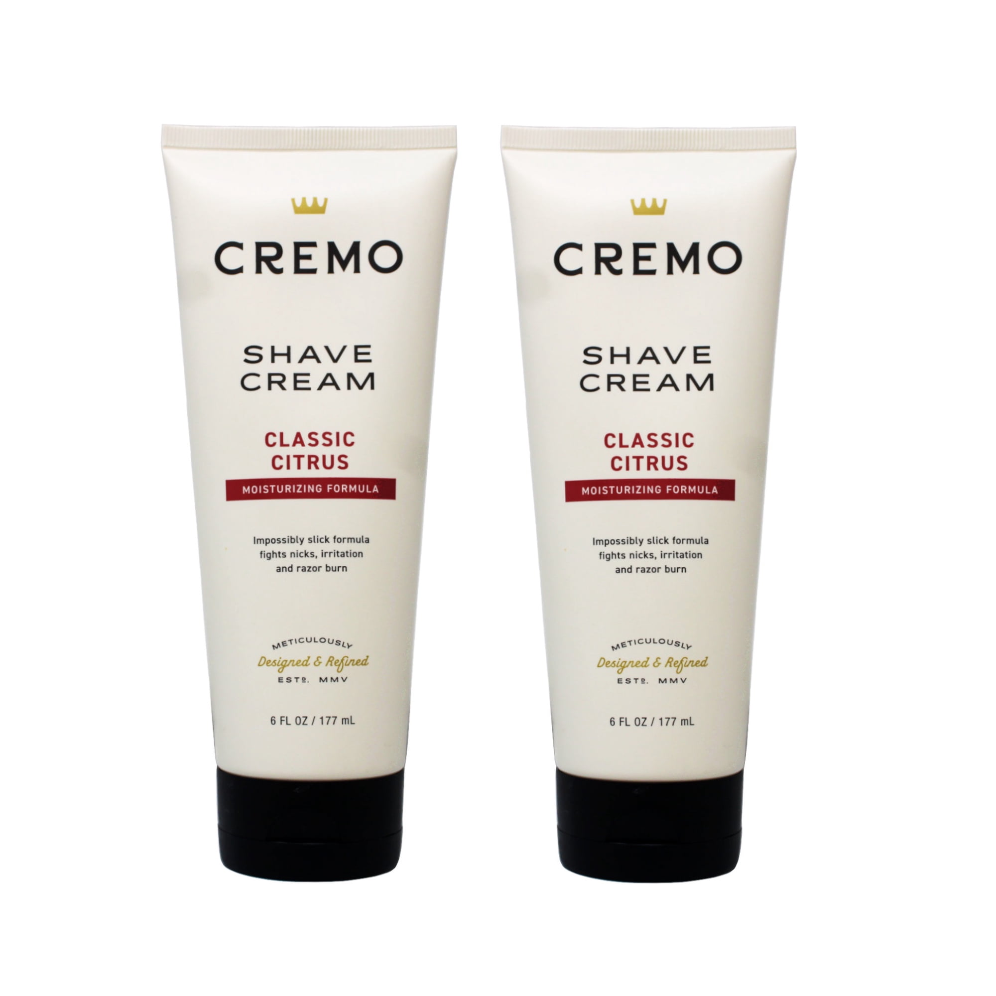 Cremo Cream Shave Cream 6 oz (Pack of 2)