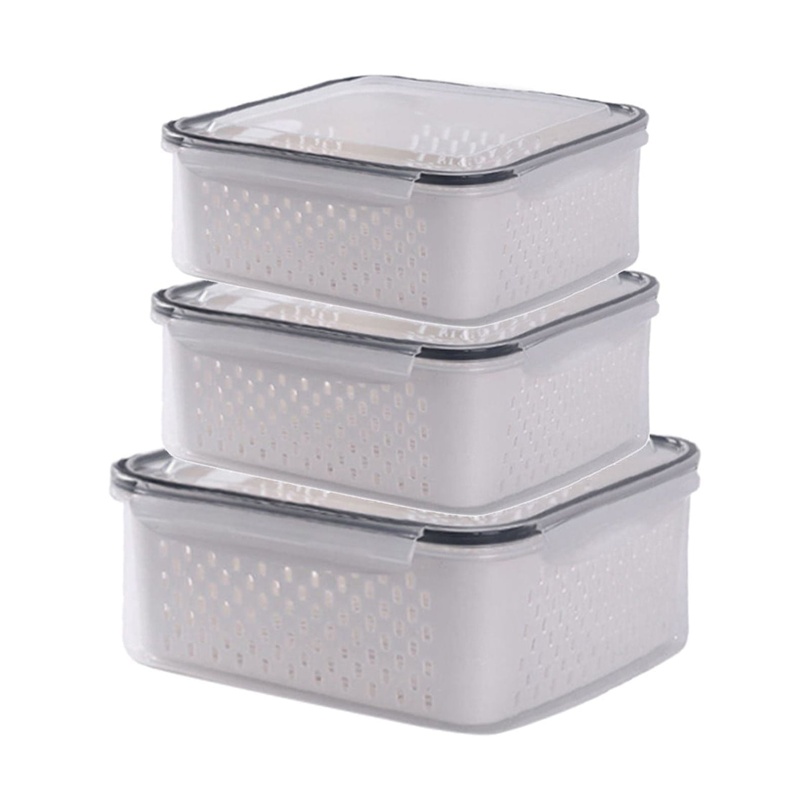 Mueller shelf liner, $3+, 3 produce storage containers, $4+