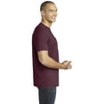 thumbnail image 4 of Gildan Ultra Cotton Pocket T-Shirt for Unisex GR23 Undershirts Lightweight Longer Length Crewneck Tee Maroon, L, 4 of 5