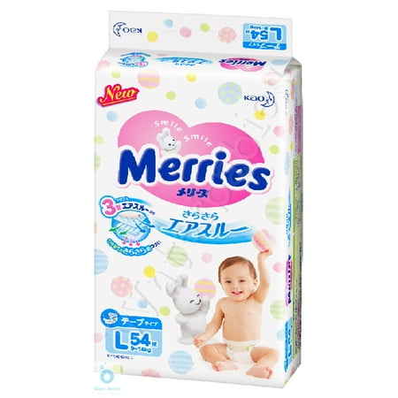 Merries Anese Diapers L Size 9 14kg 54 Pcs