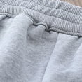 thumbnail image 6 of HAOTAGS Big Boys Sport Sweatpants(5-13), Casual Fall Winter Elastic Waist Active Jogger Pants Gray 7 Years, 6 of 8