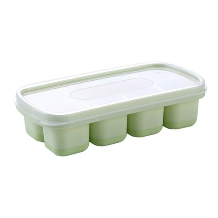 

Kironypik Ice Cube Tray Mold Stackable DIY Summer Freezer Icing Mould with Lid Wine Beverage Home Bar Party Freezing Maker Green