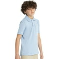 thumbnail image 4 of Real School Unisex School Uniform Short Sleeve Pique Polo Shirt, Sizes XS-XL, 4 of 6