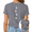 1-Gray, variant on UNISHE Women's Gray Dog Paw Print Graphic Short Sleeve T-Shirt Oversized Fit Top