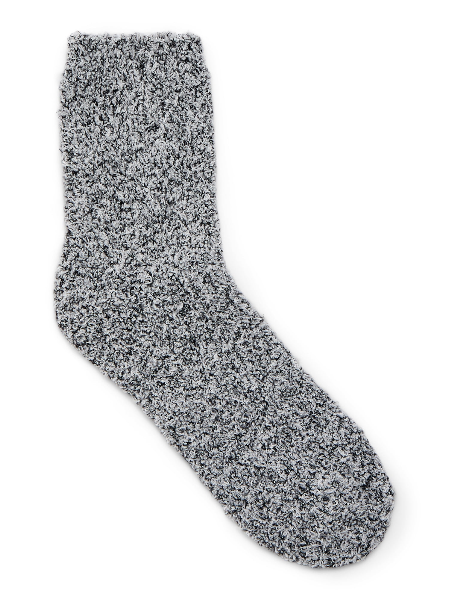 Joyspun Women's Double Layer Crew Lounge Socks, 3-Pack, Fits Shoe Sizes 4-10
