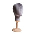 thumbnail image 2 of Bothyi Hairpieces Display Holder Manikin Head for Shopping Mall Styling Dry gray, 2 of 8