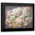 thumbnail image 1 of Kopania, Zbigniew 24x20 Black Modern Framed Museum Art Print Titled - Peonies Composition I, 1 of 5