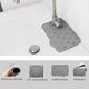 thumbnail image 2 of White silicone faucet handle, drip catcher, and sink protector mat for bathroom and kitchen accessories A, 2 of 5