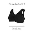 thumbnail image 3 of McKesson Surgical Bras, Light Compression Post-Surgical Bra - Black, 36 B/C/D, 1 Ct, 3 of 6