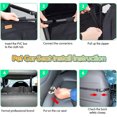 thumbnail image 4 of Acaricie el bolso respirable del coche del perro del bolso del coche del viaje del cojín del coche impermeable, 4 of 5