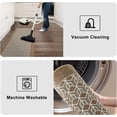 thumbnail image 5 of Kitchen Mtas 20"x47",Non-Slip Washable Farmhouse Kitchen Runner Rugs,Absorbent Khaki Kitchen Mats for Floor Front of Sink,Beige Standing Mats for Hallway/Laundry Room, 5 of 6