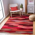 thumbnail image 2 of SAFAVIEH Montage Vardan Geometric Indoor/Outdoor Area Rug, Red/Fuchsia, 6' x 9', 2 of 9