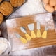 thumbnail image 3 of Juego de 6 cuchillos para queso, cuchillo para untar queso, minicuchara, minitenedor y minijuego de mantequilla de acero inoxidable con mango en forma de queso para tablas de charcutería, 3 of 8