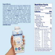 (6 pack) KendaKids Complete Nutrition Shake with Protein & DHA, Vanilla, 8 fl oz, (6 Pack)