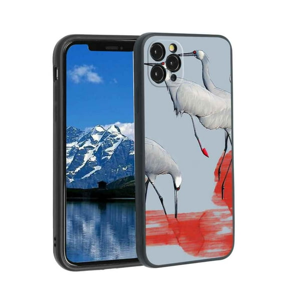 Cranes-jpg Phone Case, Degined for iPhone 11 Pro Max Case Men Women, Flexible Silicone Shockproof Case for iPhone 11 Pro Max