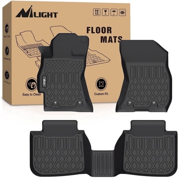 Nilight TPE Floor Mats for Subaru Outback Legacy 2015 2016 2017 2018 2019,All Weather Custom Fit Heavy Duty Floor Liners