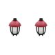 thumbnail image 2 of Sonducket Camping LED USB 1200mAh Carpa Luz Linterna Vintage para camino Pesca Patio Jardín Ciclismo Césped Decoraciones Iluminación Rojo 2Conjunto, 2 of 6