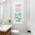 thumbnail image 4 of 1 Roll Window Privacy Film Stained Glass Window Film Colorful Static Cling Window Film, 4 of 6
