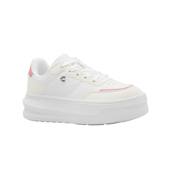 Tenis Para Mujer Charly Moda Suela Chunky Color Blanco Coral blanco 26