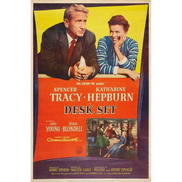 Desk Set movie POSTER (Style B) (27" x 40") (1957)