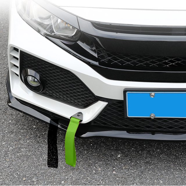 Wzzjkit Car Modification Products Trendy and Personalized with Front Abundant Decorations Trailer Straps and Towing Ropes Essential for Car Use