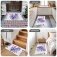 thumbnail image 6 of Purple Pink Flowers Door Mat&nbsp;Indoor Outdoor Entrance, Non Slip Rug for Kitchen Bathroom Entryway Rug, Farmhouse Watercolor Floral Washable Doormat Floor Mat for Office Home Decor 24x36 Inch, 6 of 8