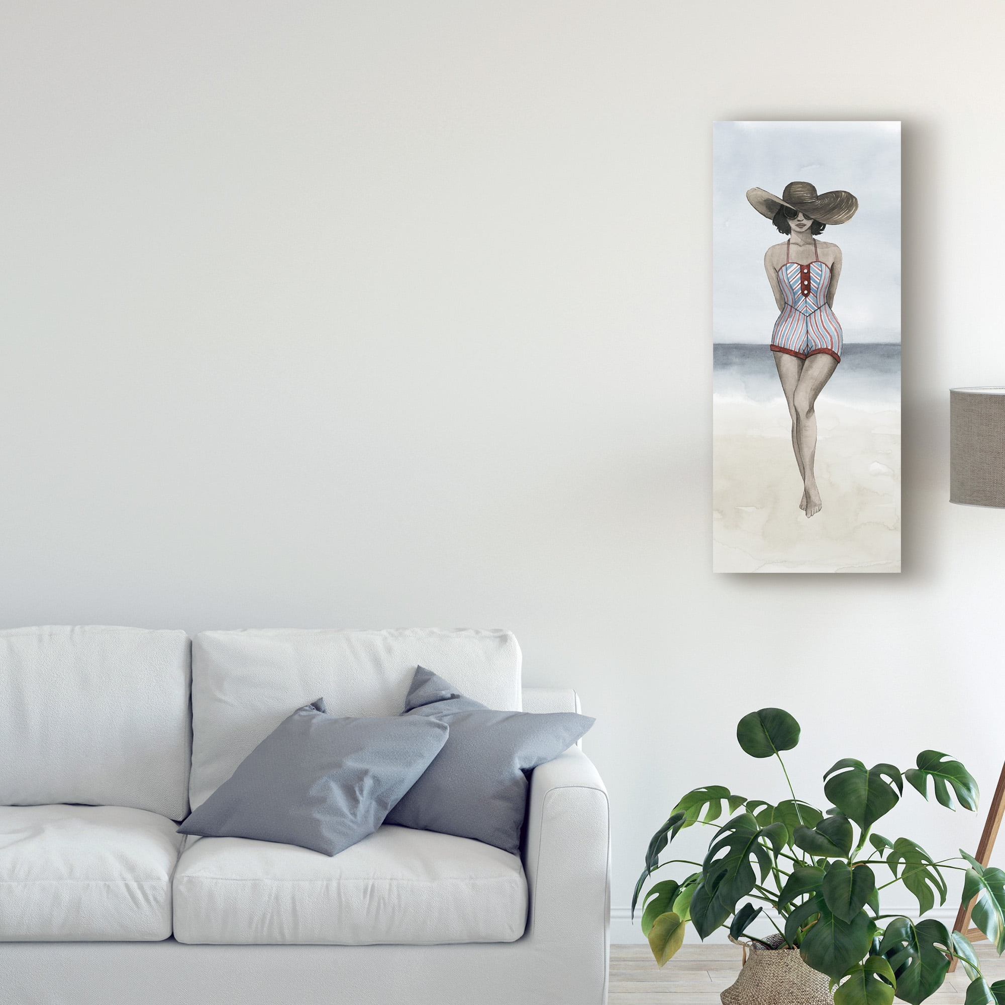Trademark Fine Art 'Beach Beauty III' Canvas Art by Grace Popp