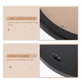 thumbnail image 3 of OUNONA Round Photo Frame Wooden Memory Display for Office Decor 1Pack, 3 of 6