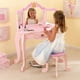 thumbnail image 3 of Tocador y Banco de Madera KidKraft Princess Vanity 76123, 3 of 4