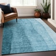 thumbnail image 6 of Addison Rugs Mayfield Washable Transitional Ombre Teal Rectangle Rug, 10' x 14', 6 of 6
