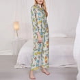 thumbnail image 3 of Goofa Skateboard Printed Women’s 2 Piece Pajama Set Super,Pajamas Women's Long Sleeve Sleepwear Soft Button Down Loungewear Pjs Lounge Set Nightwear-X-Large, 3 of 9