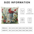 thumbnail image 5 of COMIO Spring Pillow Covers Cardinal Floral Throw Pillowcase Hello Sunshine Home Sofa Bedroom Living Room Holiday Cushion Case Farmhouse Decorations, 5 of 5