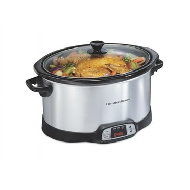 Hamilton Beach 8 Quart Programmable Slow Cooker Model 33480