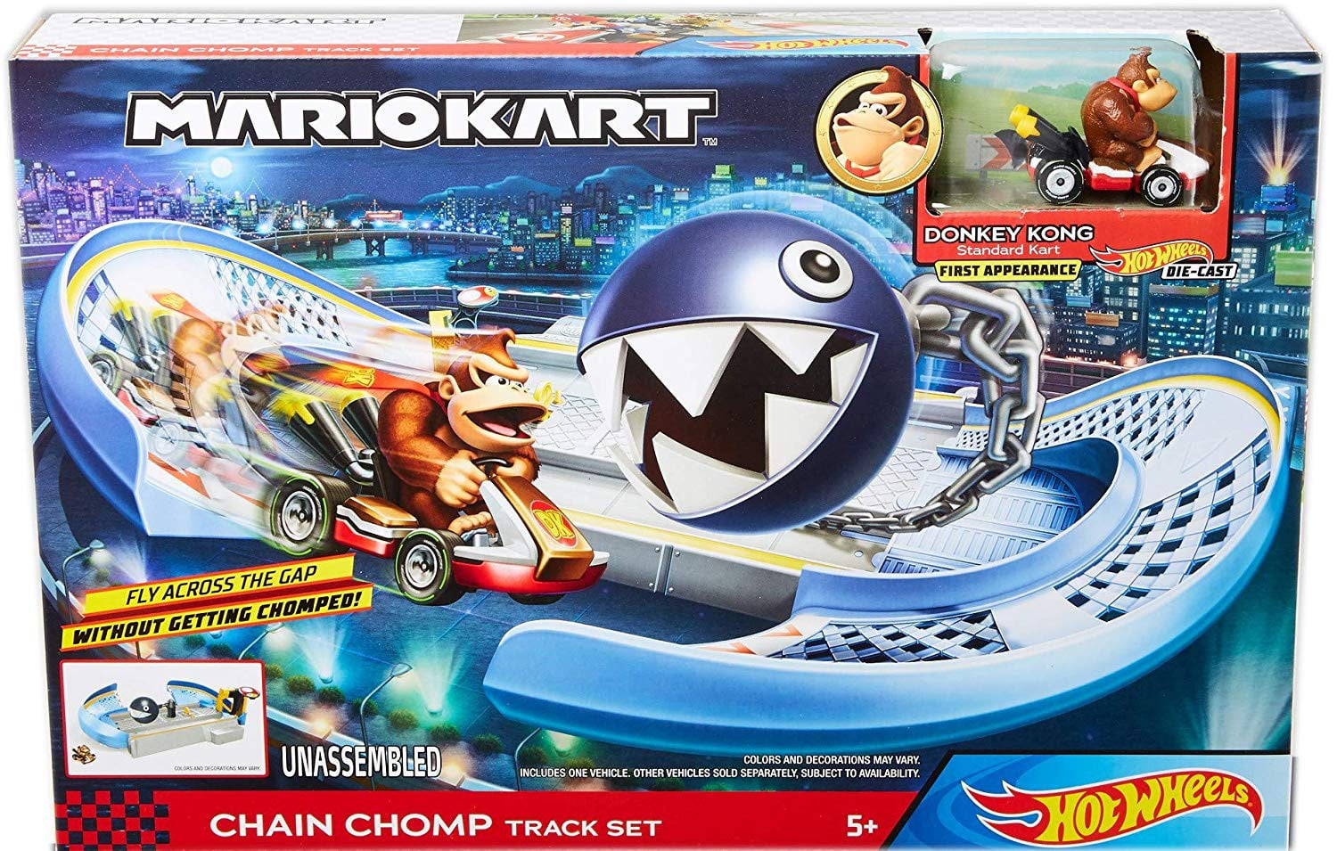 hot wheels mario kart mario circuit trackset