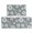 Geometric Flower and Sunburst Gray-1, variant on Geometric Flower and Cherry Blossom Anti Fatigue Kitchen Rugs Set Of 2, Non Slip Washable Decorative Floor Mats for Kitchen Sink Laundry, 17"x30" and 17"x47"