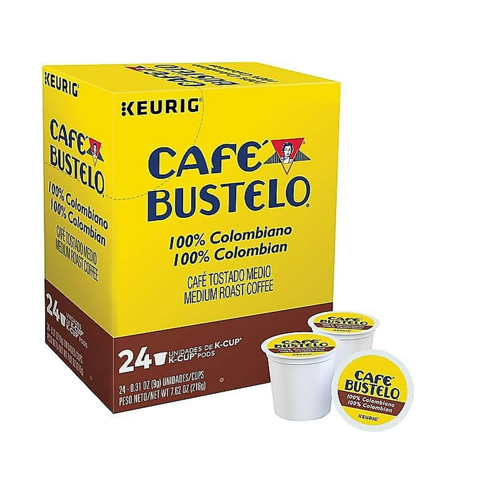 Cafe Bustelo 100 Colombian Coffee KCup Pods Medium Roast 1666504