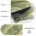 thumbnail image 6 of Sage Green Gold Area Rug 4x6 FT, Non Slip Kids Room Carpet, Aesthetics Flower Boho Watercolor Art Washable Soft Floor Carpet Non-Shedding Throw Rug for Dorm Kitchen Study Room Home Office Bedside, 6 of 9