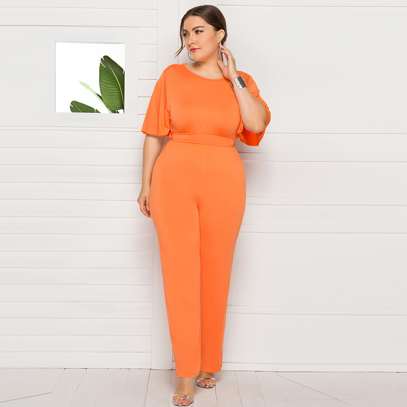 high waist half jumpsuit