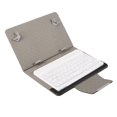 thumbnail image 2 of Sidaley Funda de cuero PU con teclado Bluetooth en uno, funda con soporte para tableta, a prueba de polvo, resistente al agua y a los arañazos Teléfono y Comunicación No.6, 2 of 6