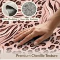thumbnail image 6 of ODIKA Pink Abstract Leopard Print Spotted Cheetah Tiger Mixed Zebra for Dorm Room, Small Living Apartment, Stain Resistant Low Profile, 6 of 7