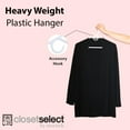 Premium Heavy Duty Plastic Hangers 28 Pack Made in the USA Strong
