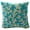 1. Blue (Aqua Ornate), variant on Blue Decorative Pillow Cover, Beads Abstract Sparkly Rhinestone Crystals Pillow Cover, 20x20 inch (50x50 cm) Pillow Case, Geometric Abstract Pillow Cover, Square Silk - Sea Tornado