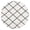 Ivory / Dark Grey, variant on SAFAVIEH Hudson Jackson Trellis Shag Area Rug, Navy/Ivory, 7' x 7' Round