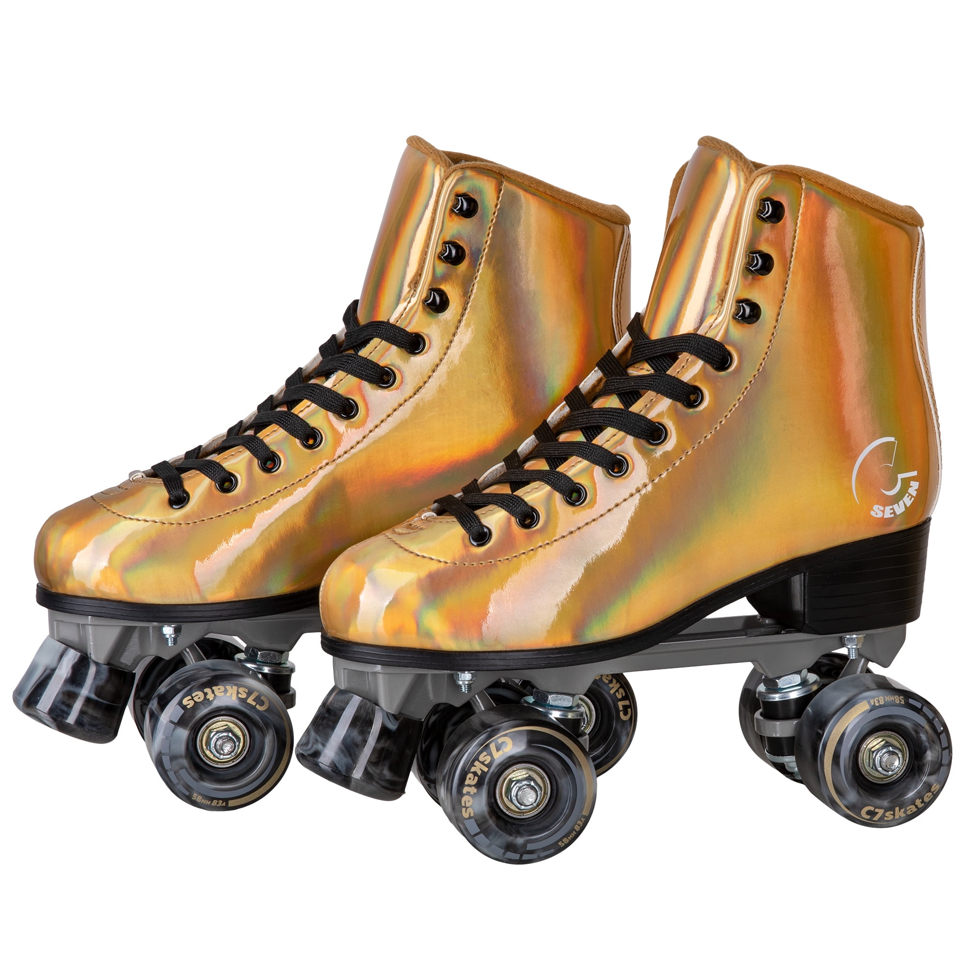 Details about   Roller Skate Roller Quad 4 Wheels Shoes Outdoor Sports Exercise High Cut Unisex 