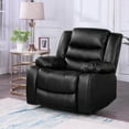 thumbnail image 3 of TrumanPick Power Lift Electric Recliner Chair for Elderly Faux Leather Recliners with Side Pocket, Black, 3 of 8