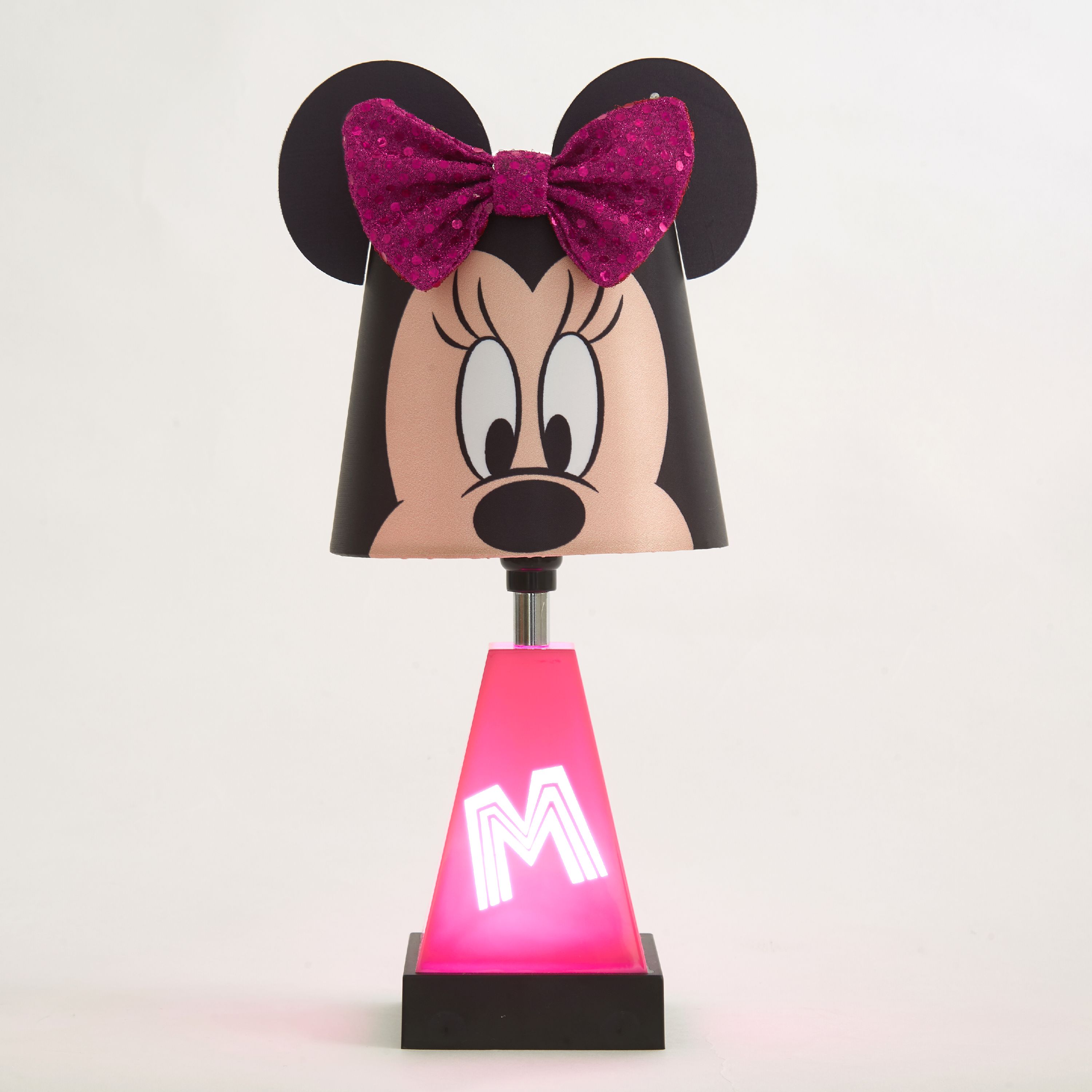 Disney Minnie Mouse 2-in-1 Kids Room Lamp with Night Light, Plastic, for Kids' room - image 3 of 5
