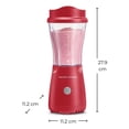 thumbnail image 2 of Licuadora Personal Hamilton Beach Blend & Go 414 ml | Licuadora Portátil Alámbrica con Vaso y Tapa de Viaje Libre de BPA 175W, 2 of 7