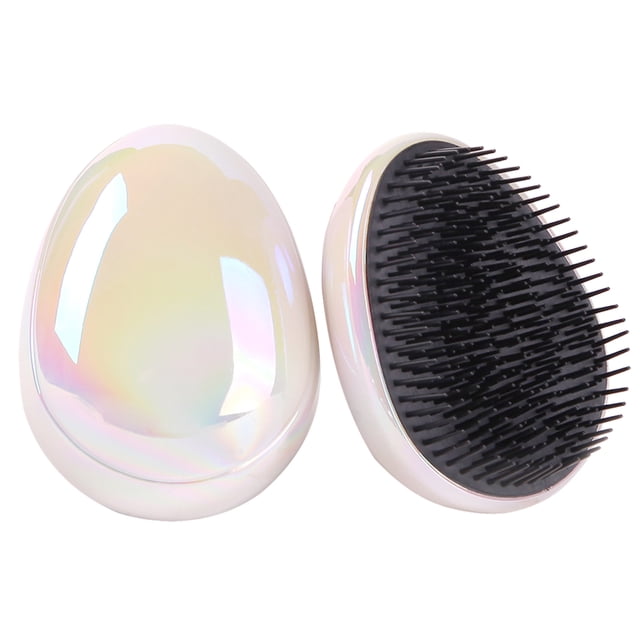 Detangler Comb Portable Egg Shape Detangling Hair Brush Massage Hair Comb